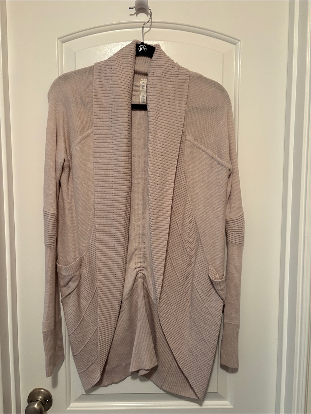 lululemon athletica Open-Front Shawl Collar Cardigan - Light Taupe